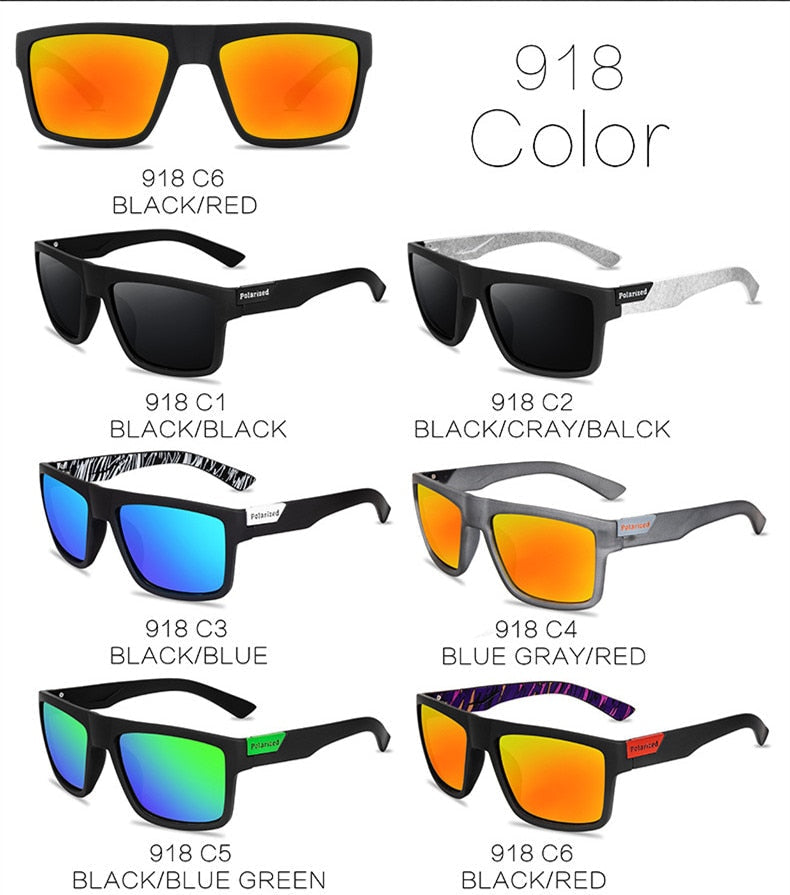 Square Polarized Sunglasses