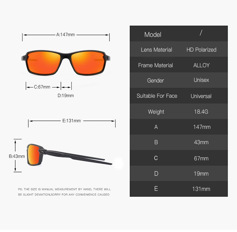 Polarized Sports Sunglasses