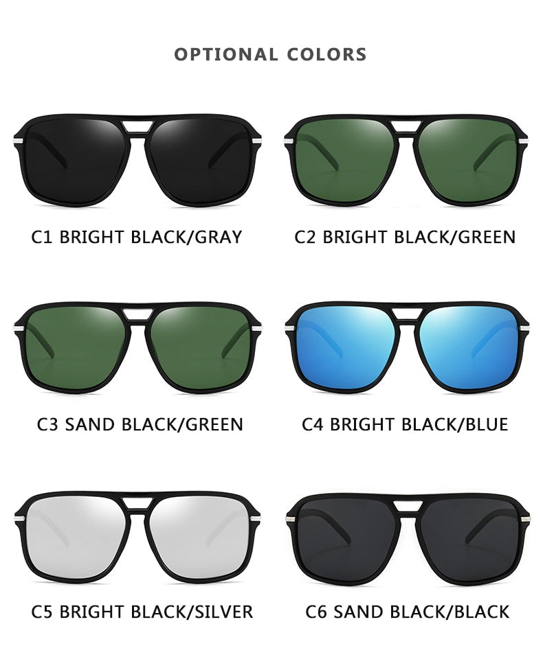 Cool Square Gradient Sunglasses