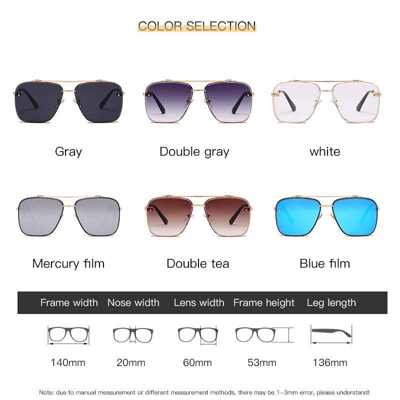 Goggle Gradient Sunglasses