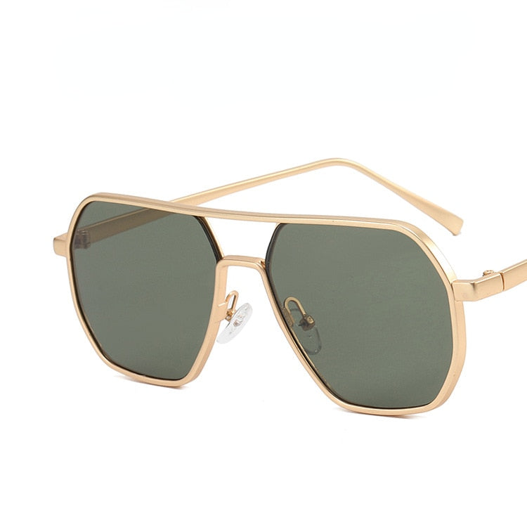 Metal Frame Retro Sunglasses