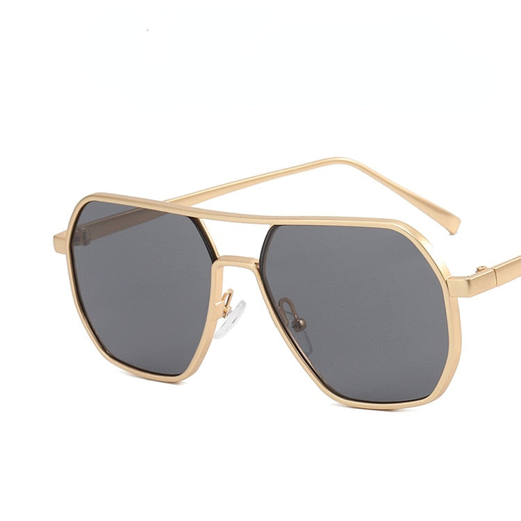 Metal Frame Retro Sunglasses